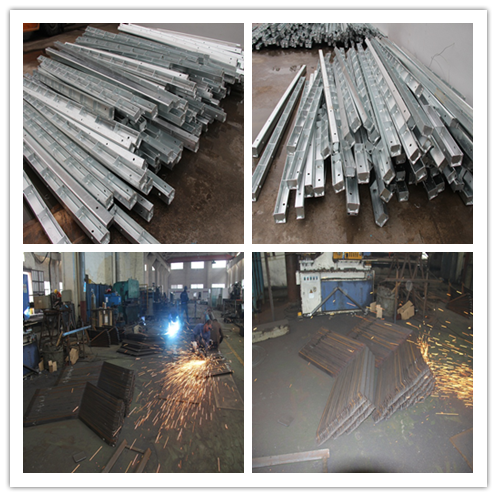 металл гальванизированный силой стальной Poles распределения 20m оборудования общего назначения Poles 0